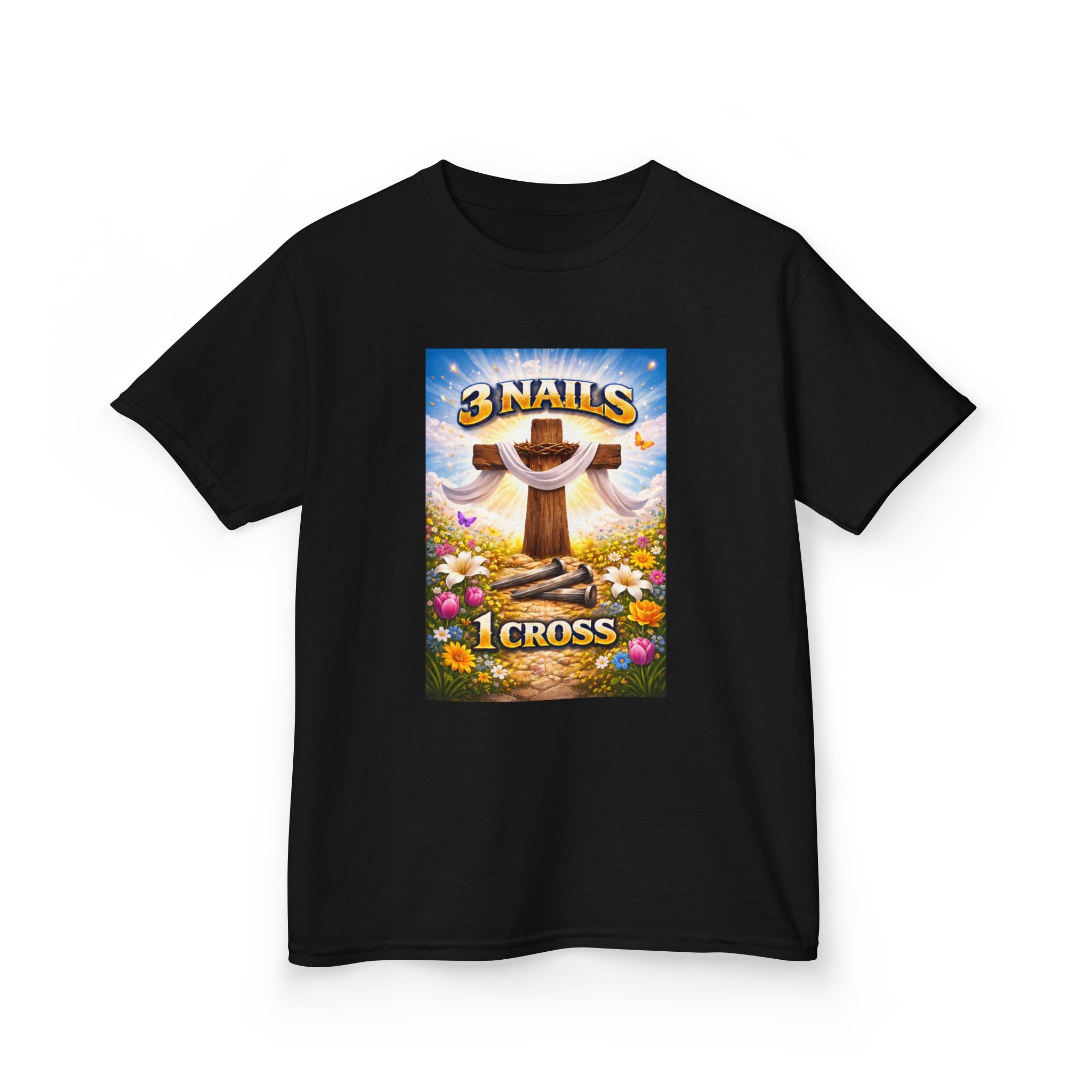 Kids Christian 3 nails 1 cross