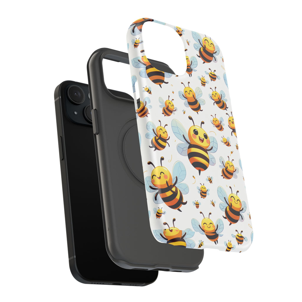 Bee-Themed Impact-Resistant Case