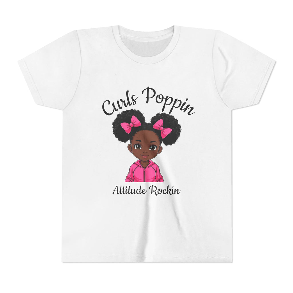 Curls Poppin' Youth Tee