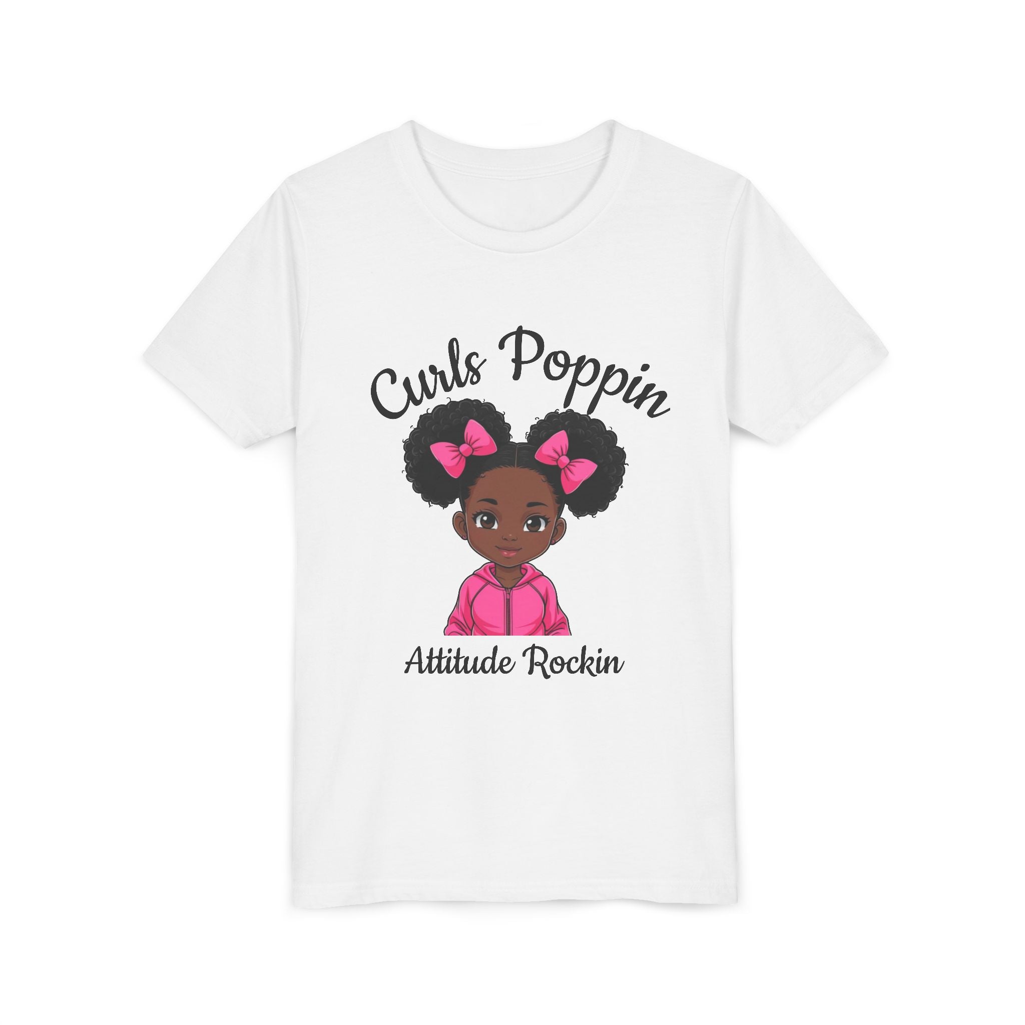 Curls Poppin' Youth Tee