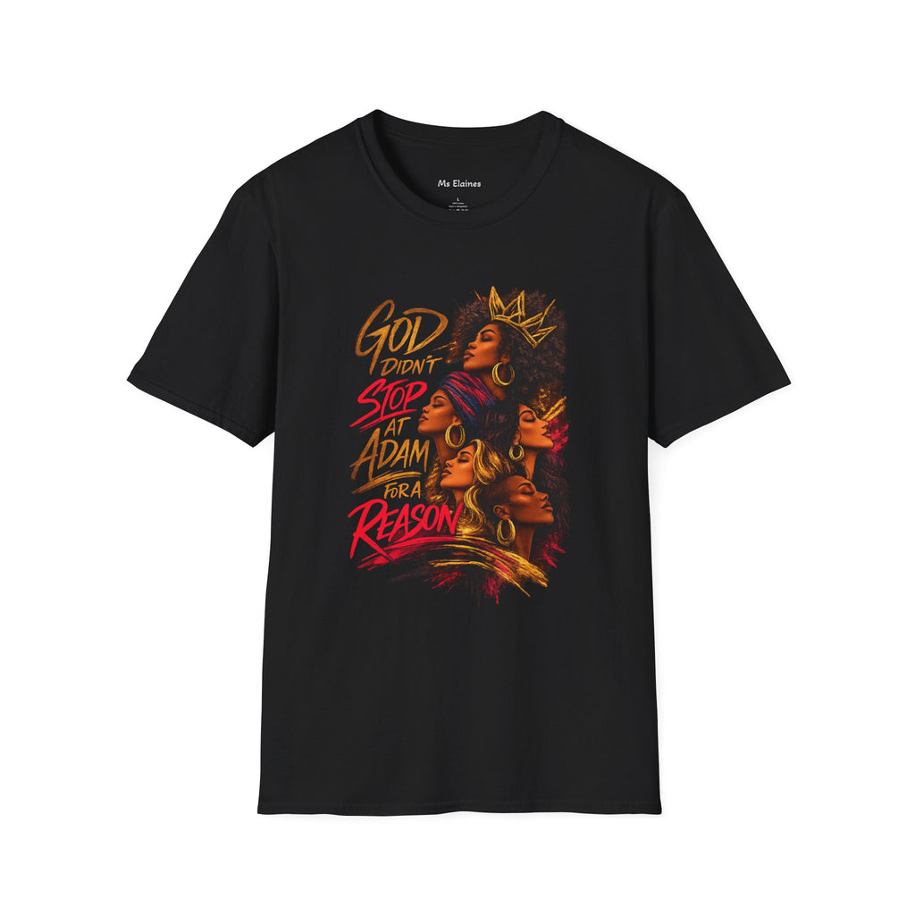God Didnt Stop at Adam Dark Tee