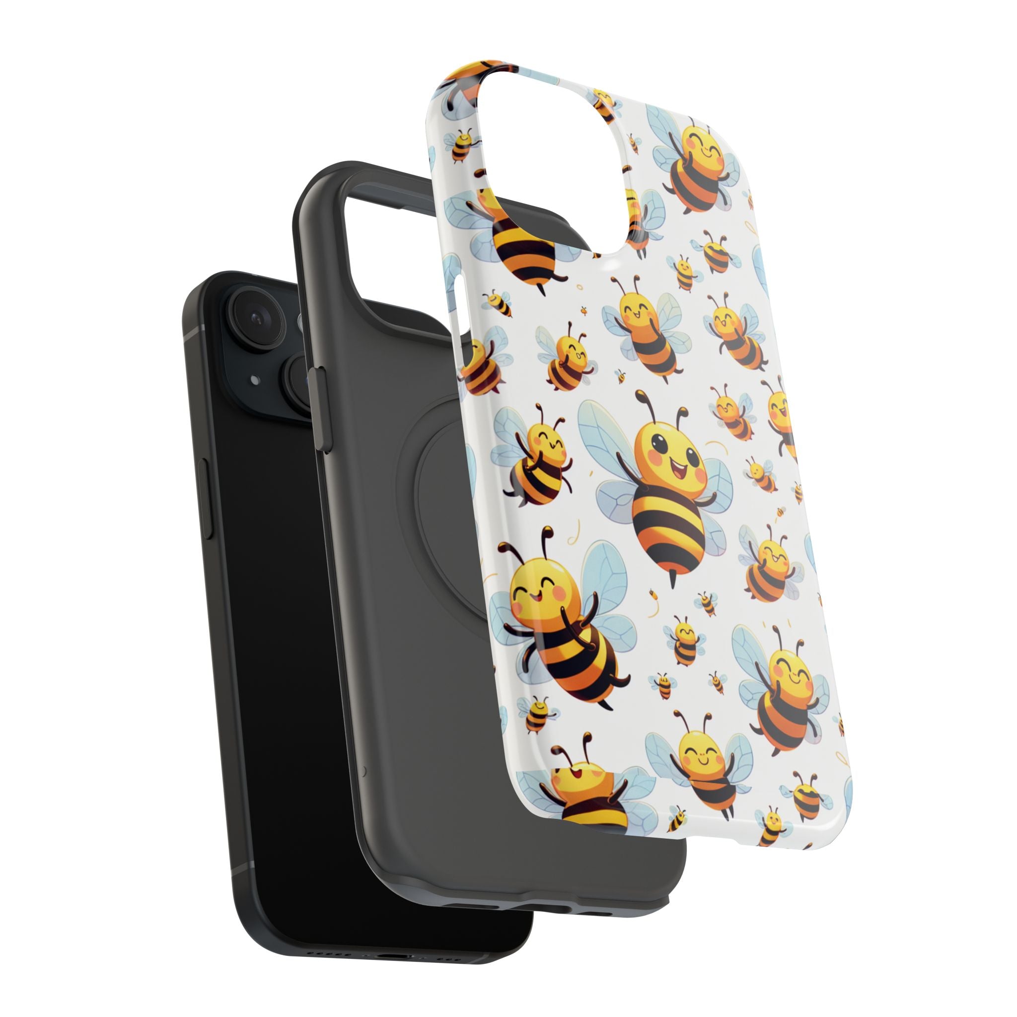 Bee-Themed Impact-Resistant Case