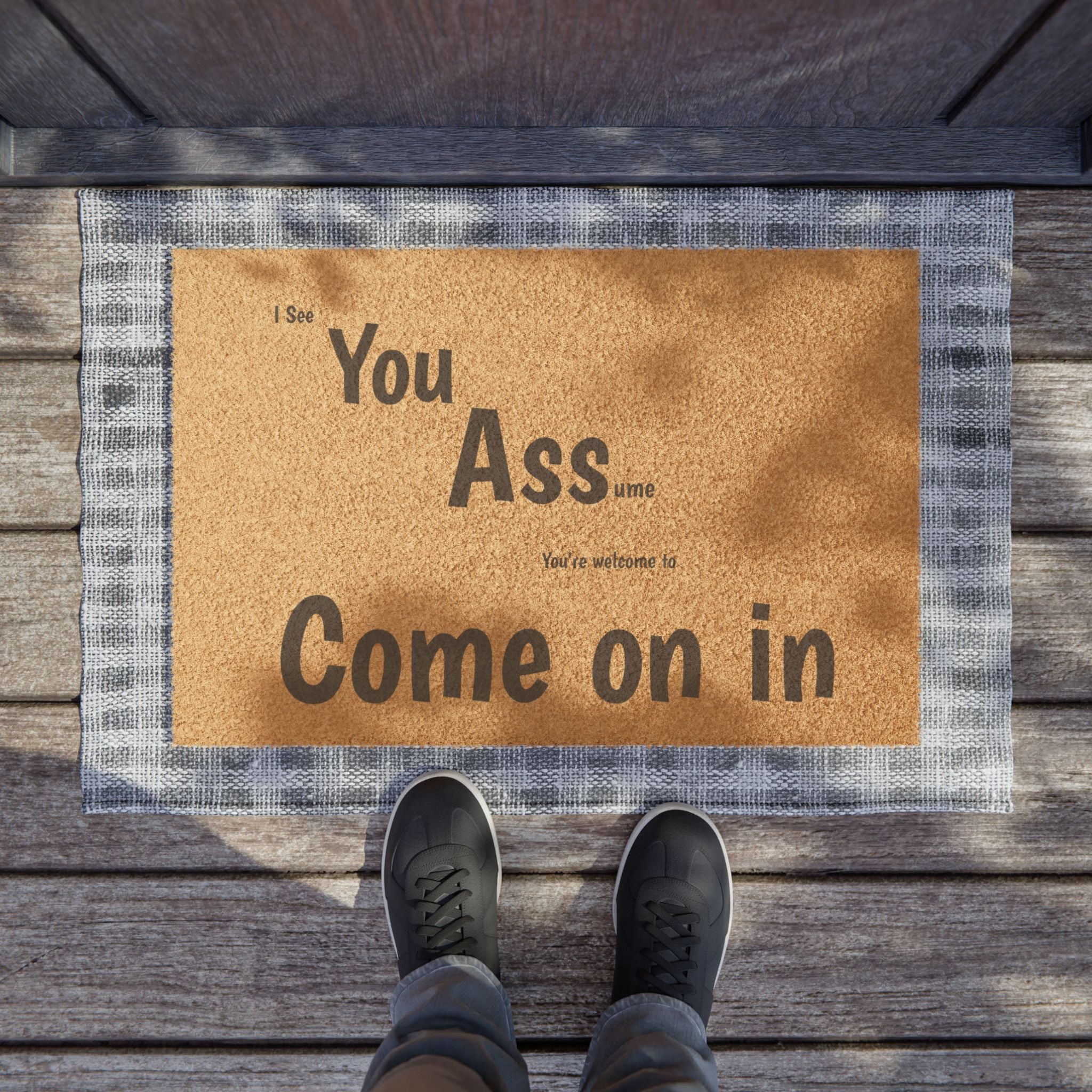 Funny Welcome Doormat