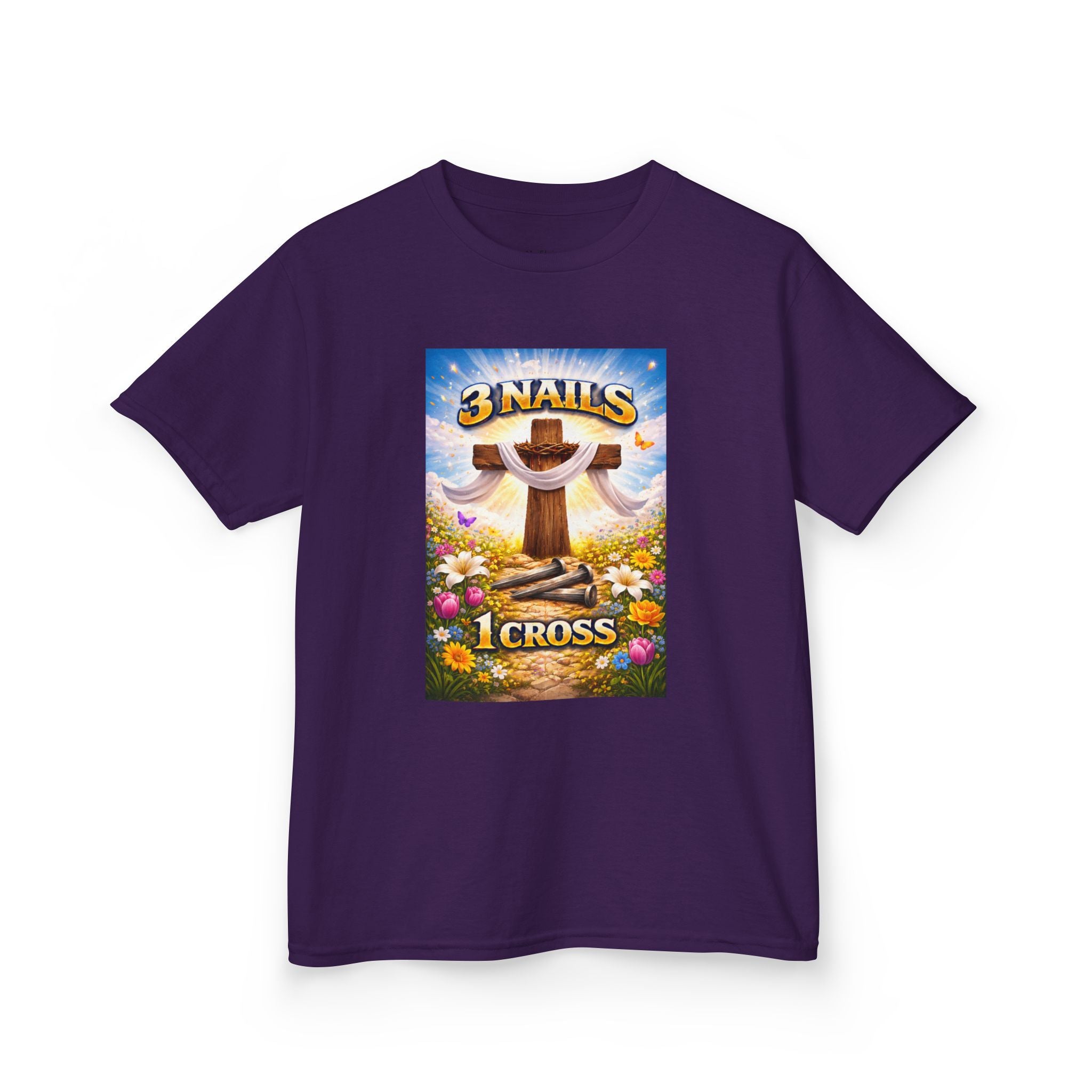 Kids Christian 3 nails 1 cross