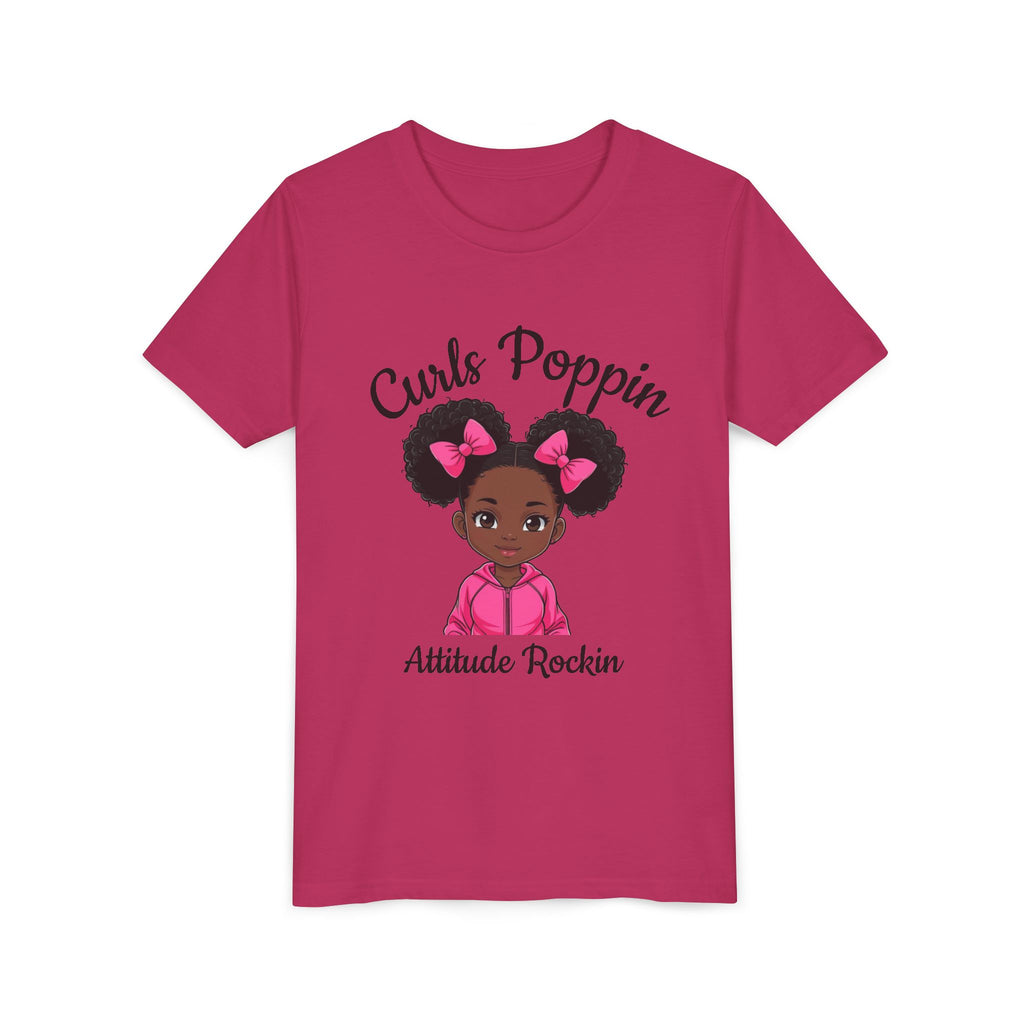 Curls Poppin' Youth Tee