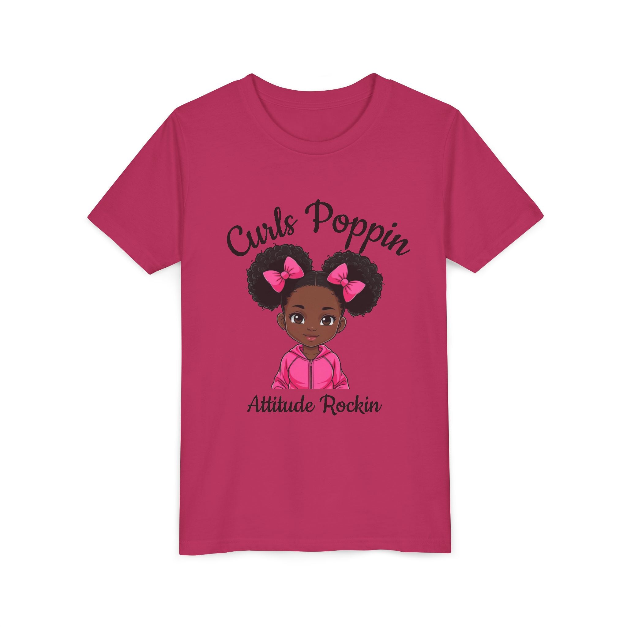 Curls Poppin' Youth Tee
