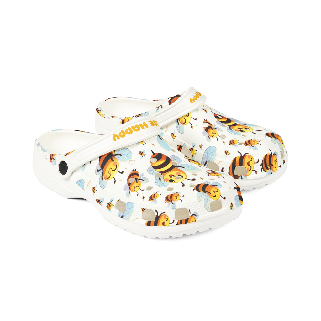 Adult Bee Happy Clogs