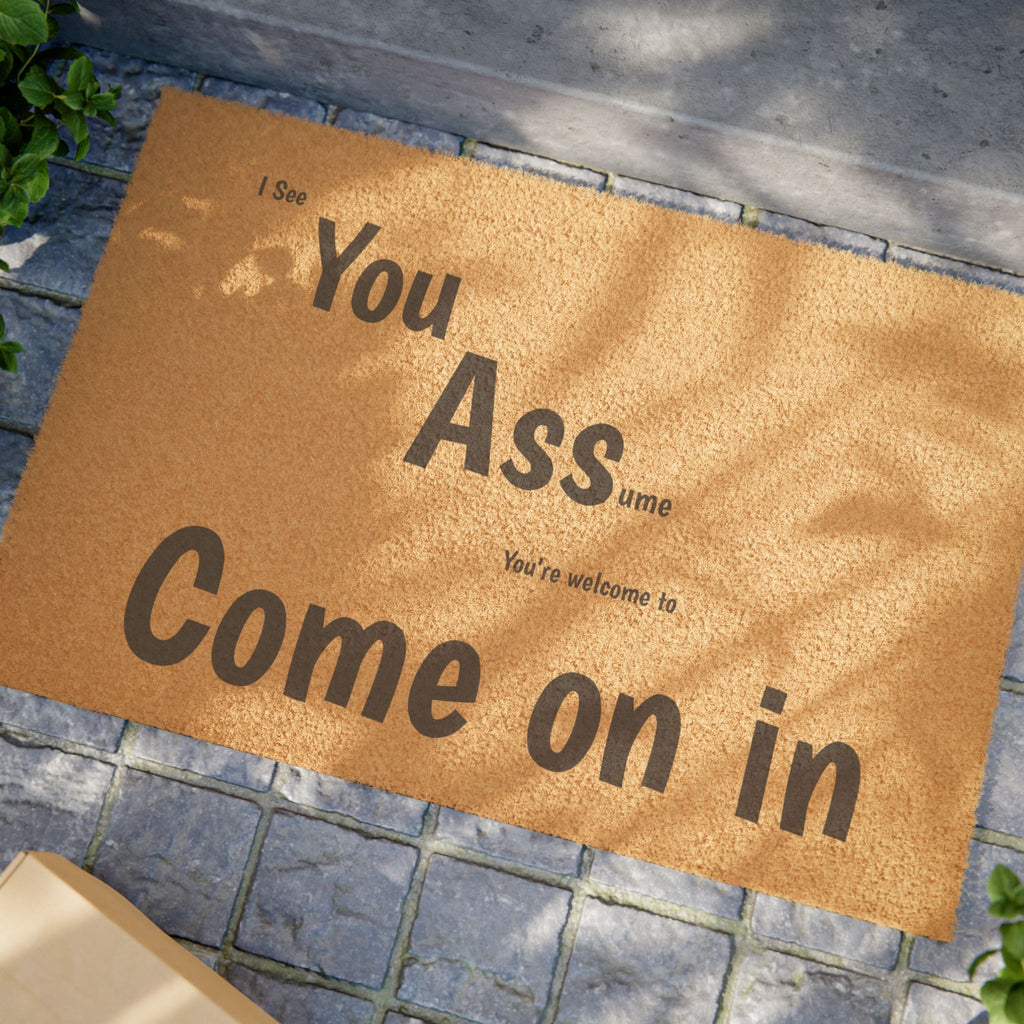 Funny Welcome Doormat