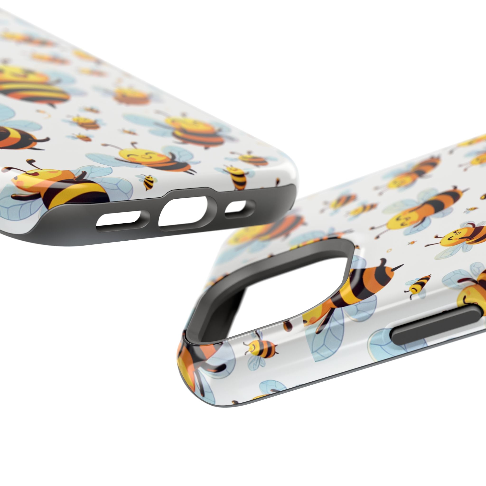 Bee-Themed Impact-Resistant Case