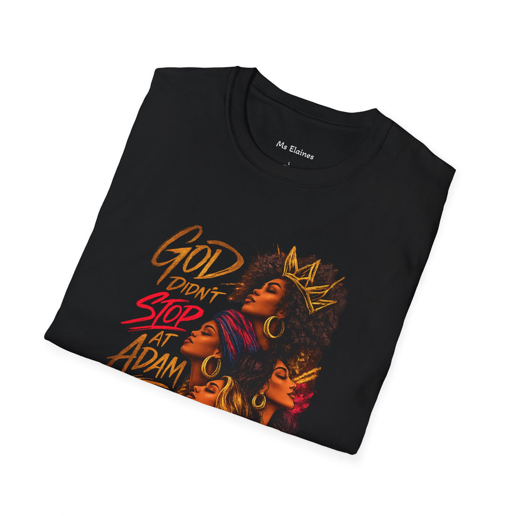 God Didnt Stop at Adam Dark Tee