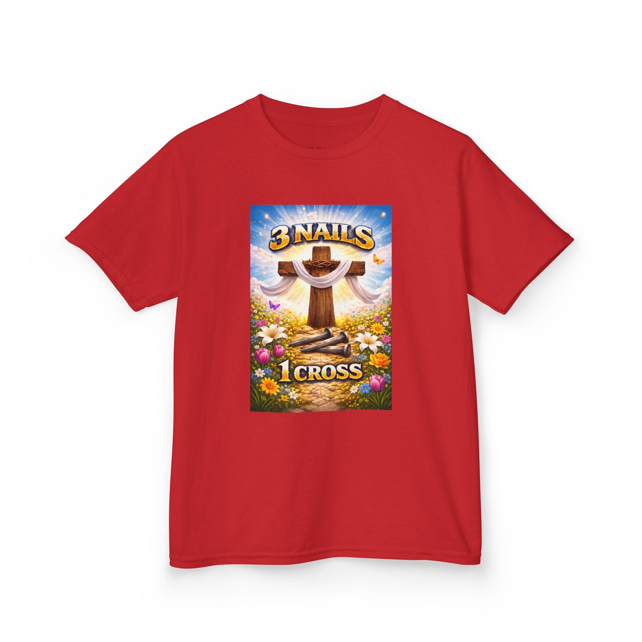 Kids Christian 3 nails 1 cross