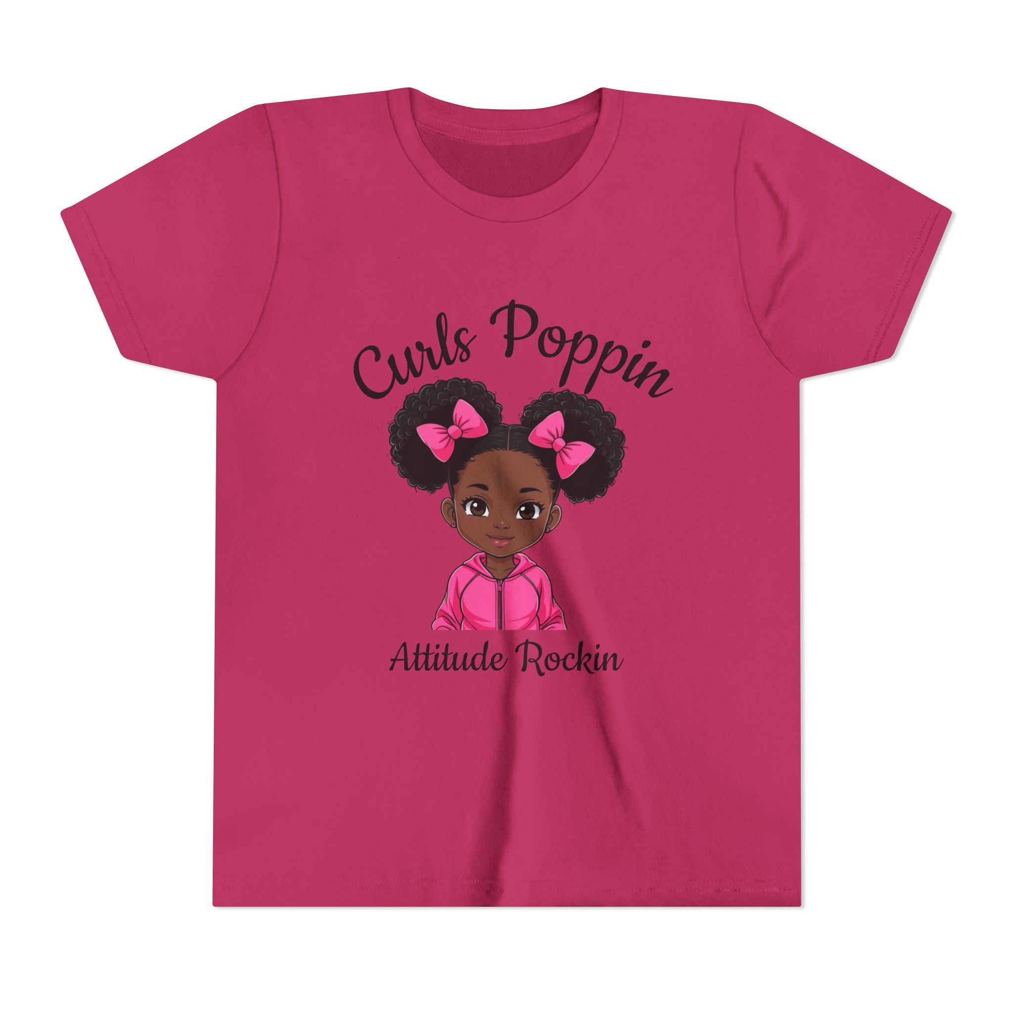 Curls Poppin' Youth Tee