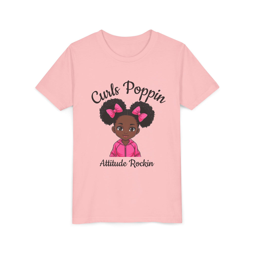 Curls Poppin' Youth Tee