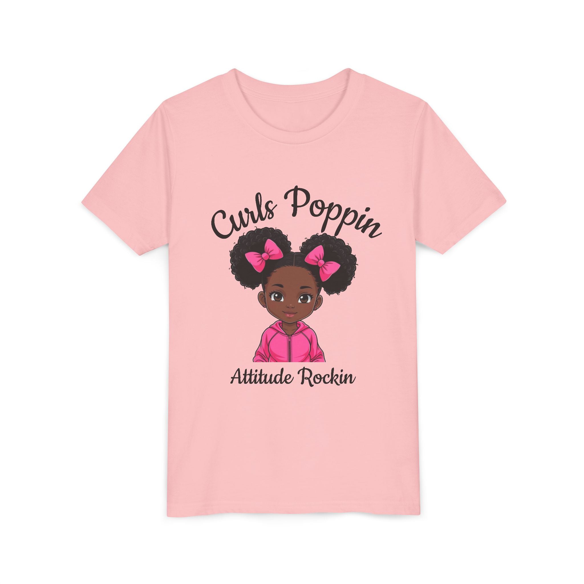 Curls Poppin' Youth Tee